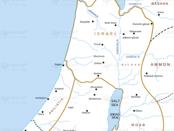 Israel Under Rehoboam Map image